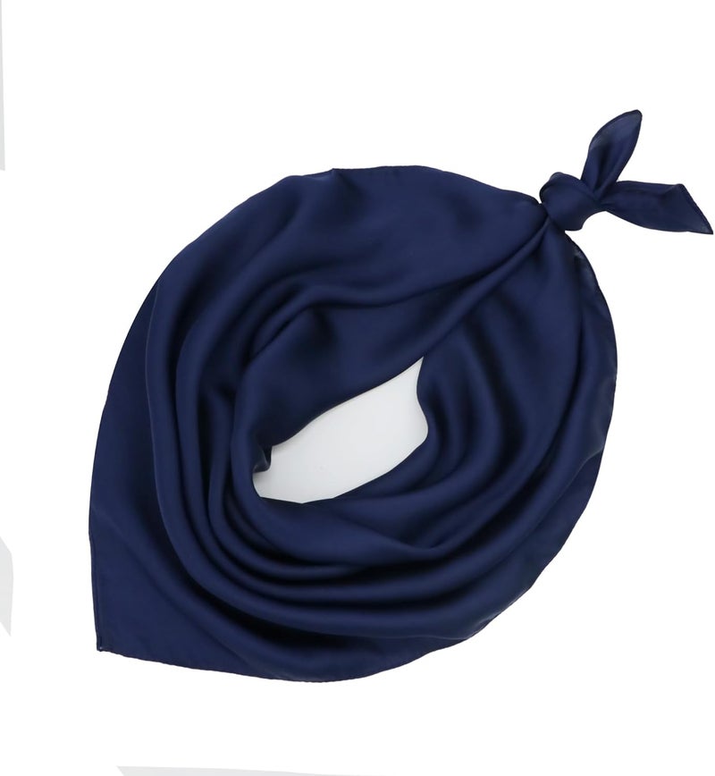 vimate Head Scarf for Women Hair 27'' Square Satin Silk Feeling Bnadana Neck Scarf Handbag Accessories Etc - Image 4